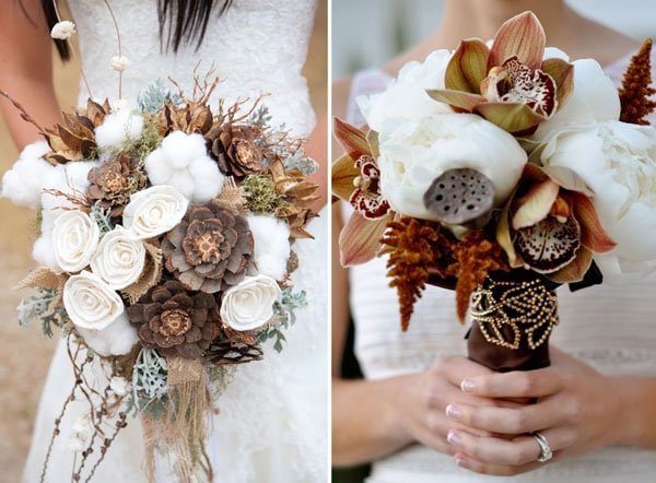 idee bouquet mariée mariage en automne